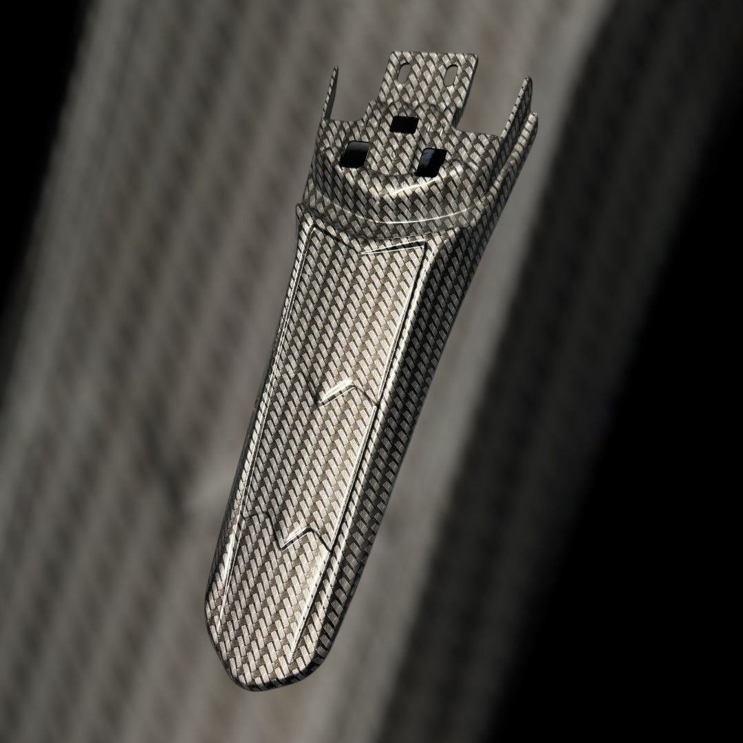 EXTENDED REAR FENDER/ LOOSE WEAVE CARBON