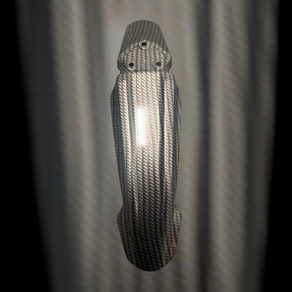 FRONT FENDER/ LOOSE WEAVE CARBON